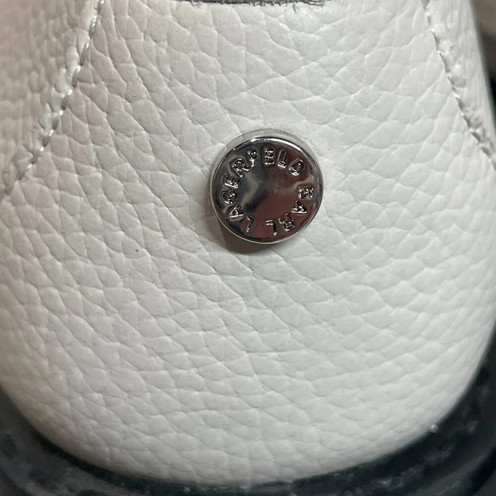 Karl Lagerfeld Paris Gemsy White Leather Loafers Womens Size 7M Preppy Classic - Picture 6 of 11